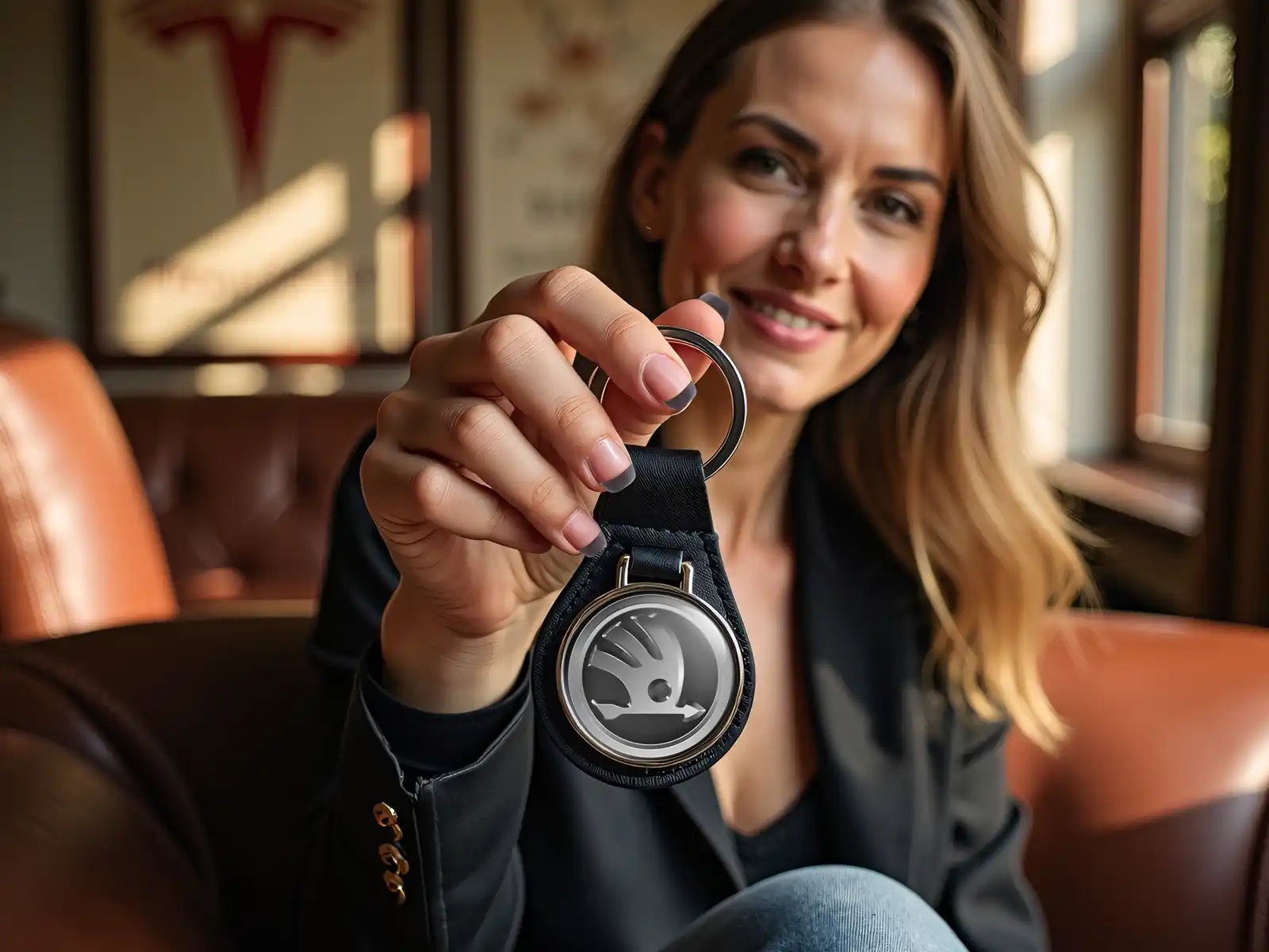Skoda Key Ring Personalised Durable Photo Limited Feel